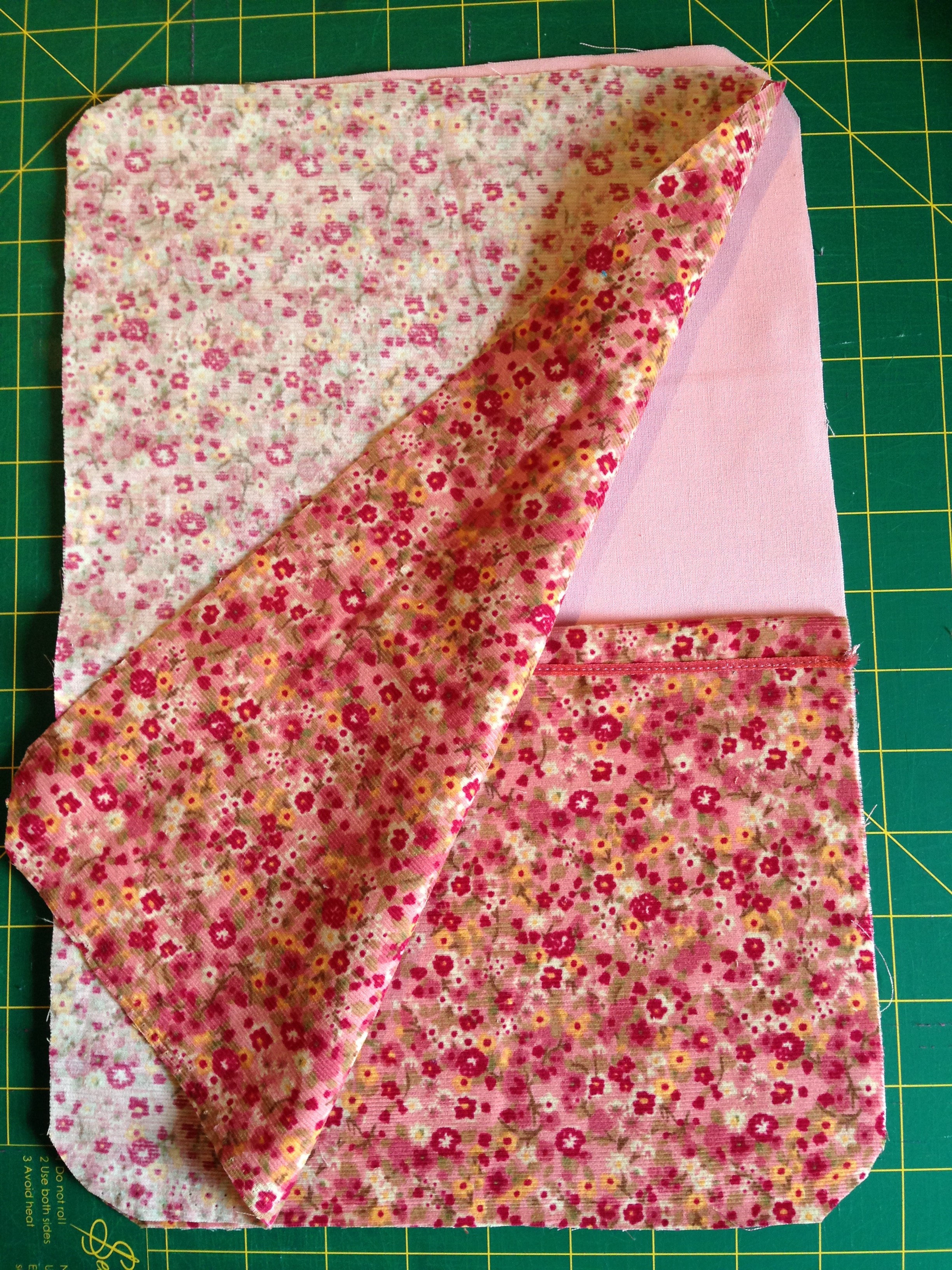 Pochette en tissu - détail