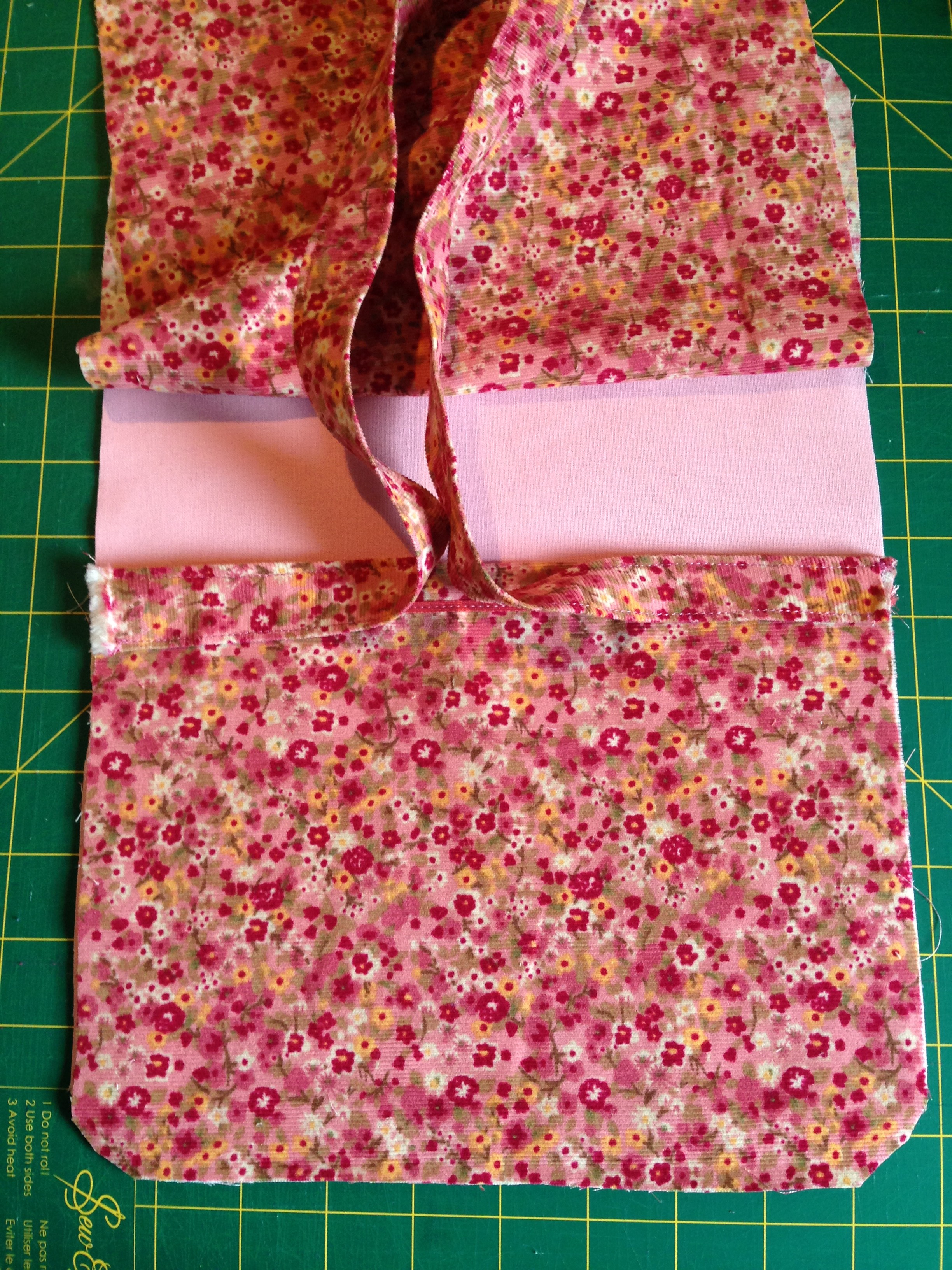 Pochette en tissu - détail