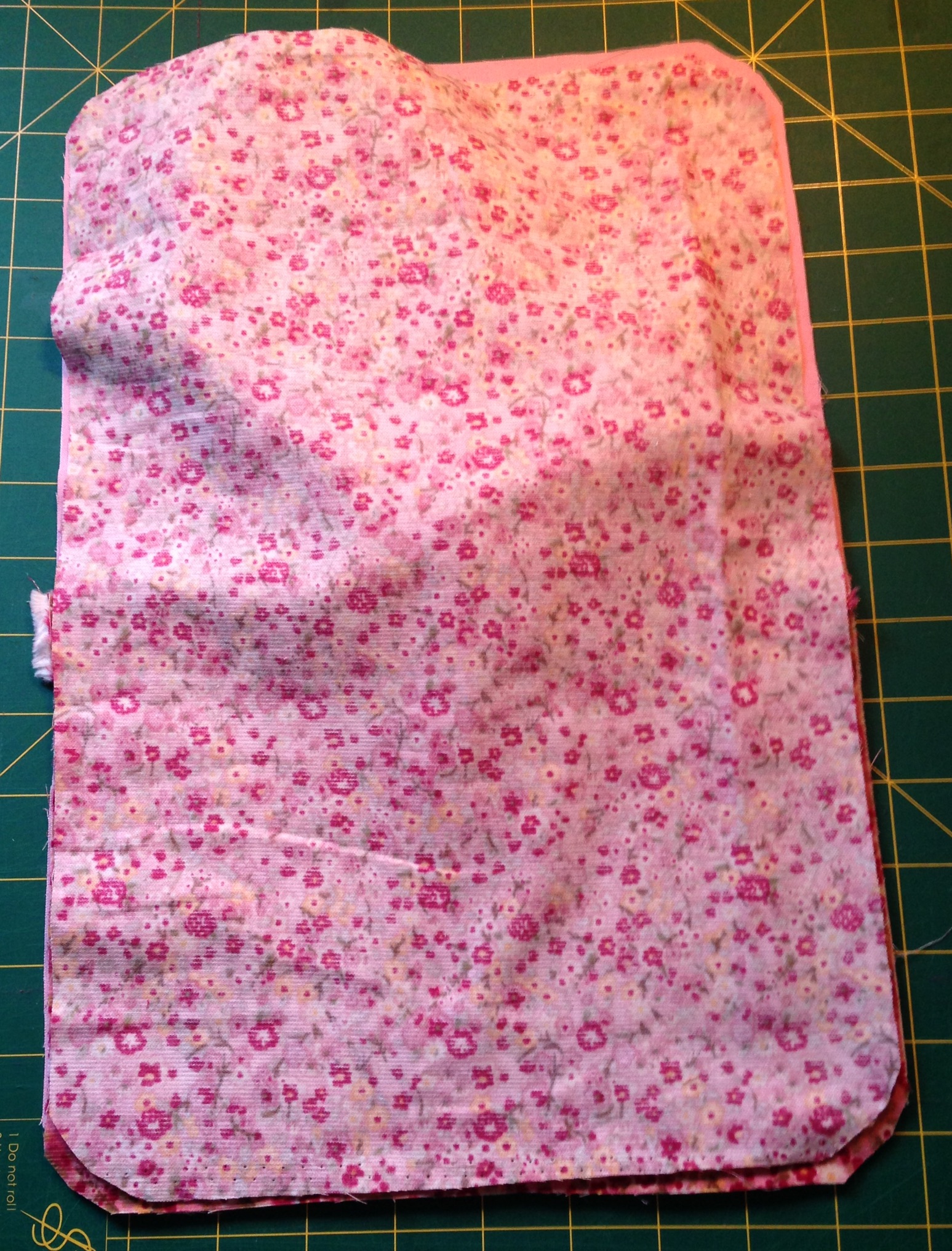 Pochette en tissu - détail