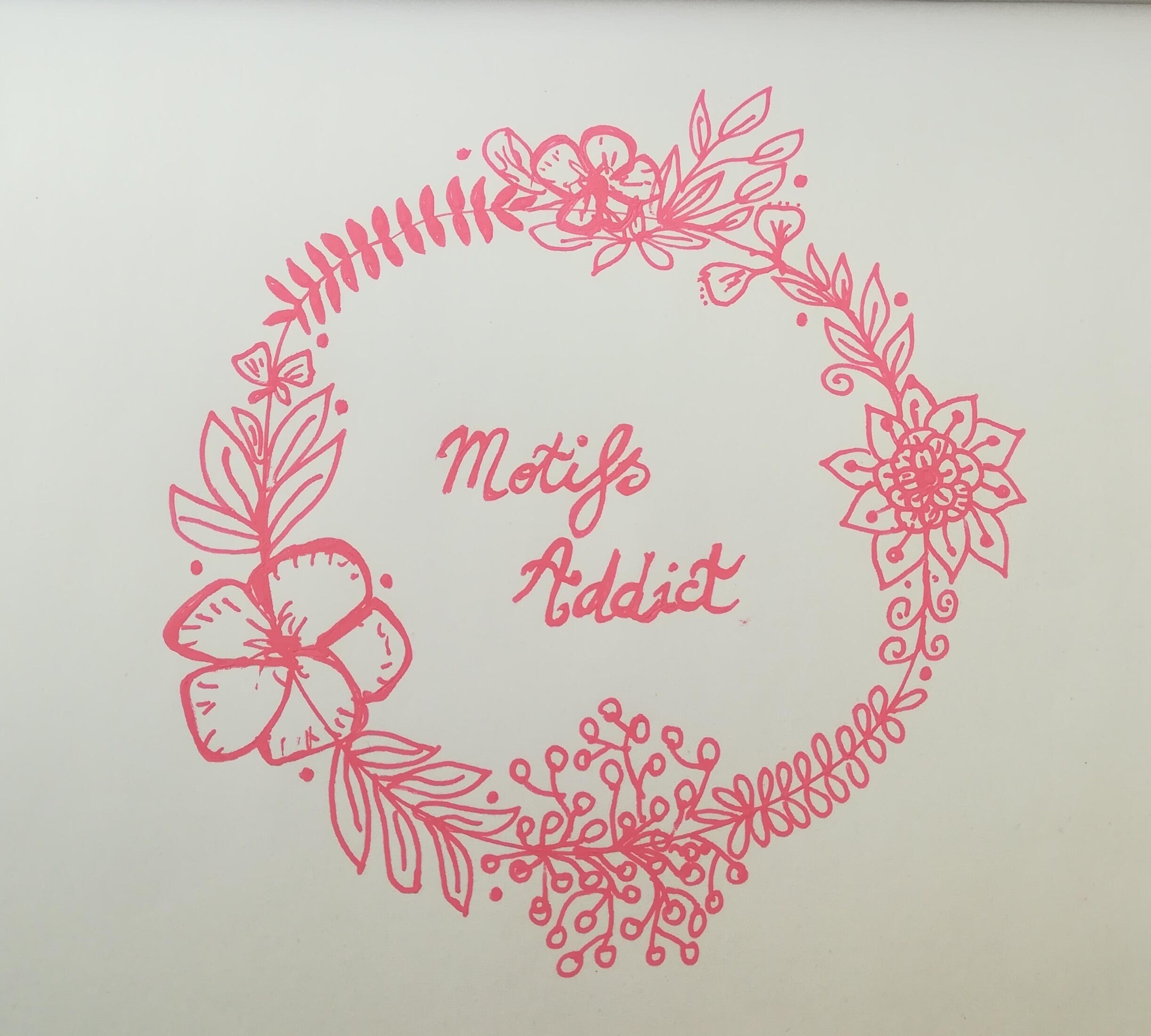 couronne fleurs motifs addict